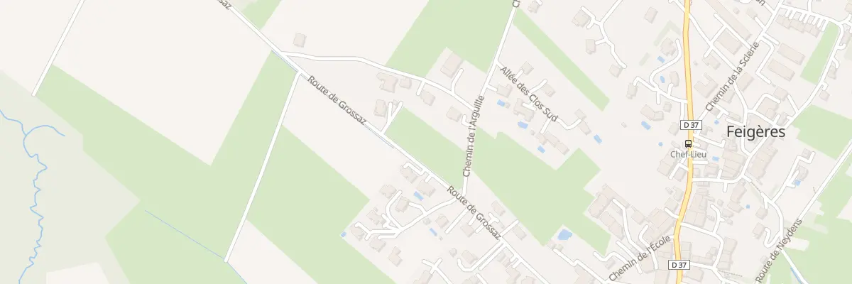 Plan du 300 Rte de Grossaz à Feigères