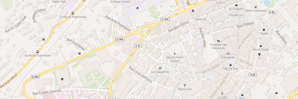 Plan du 7 Rue Olphe Gaillard à Gap