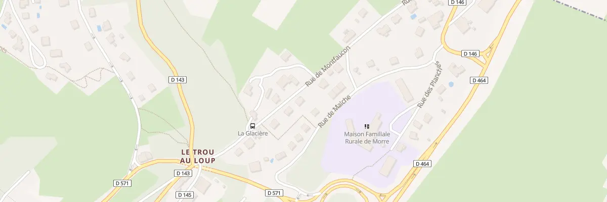 Plan du 12 Rue de Montfaucon à Morre