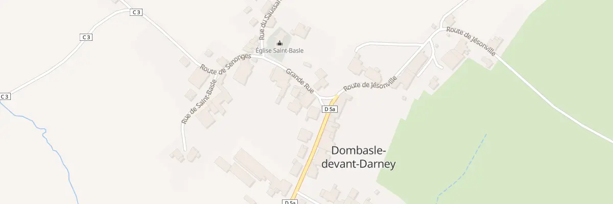 Plan du 1 Rue Grande Rue à Dombasle-devant-Darney
