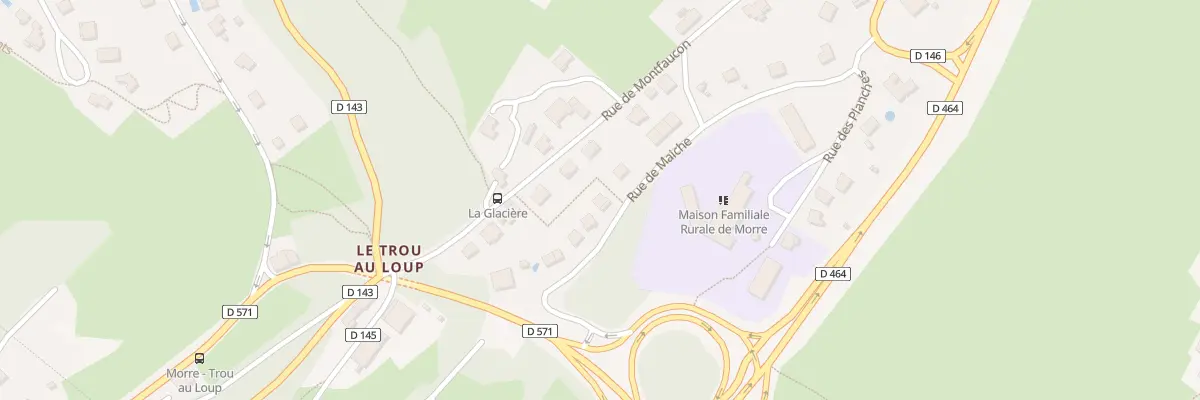 Plan du 7 Rue de Maiche à Morre