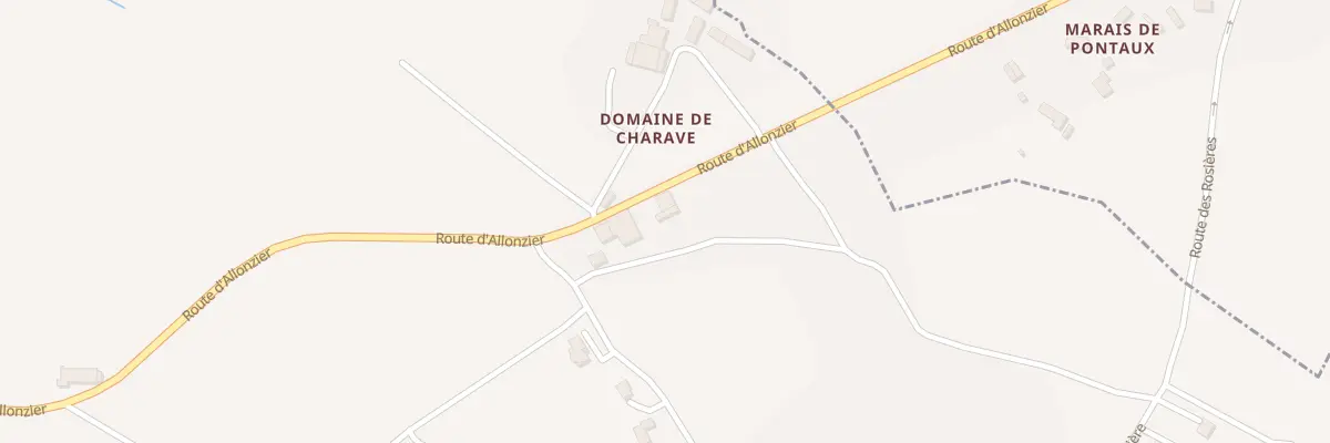 Plan du 2200 Rte d’Allonzier à Choisy