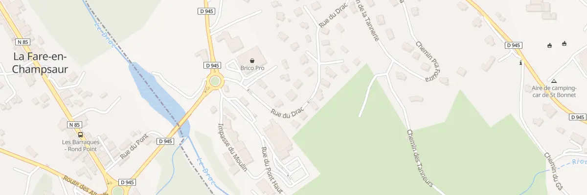 Plan du 9 Rue du Drac à Saint-Bonnet-en-Champsaur