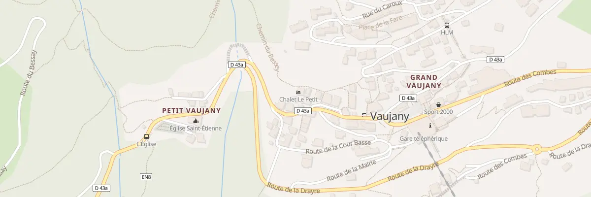 Plan du 465 Rte du Col du Sabot à Vaujany