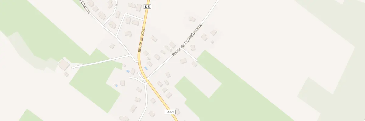 Plan du 6 Rte de Traitiefontaine à Neuvelle-lès-Cromary