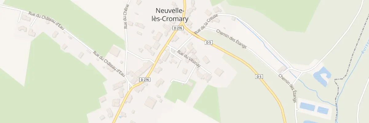 Plan du 2 Rue du Vesinay à Neuvelle-lès-Cromary
