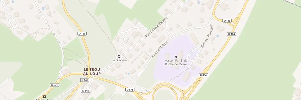 Plan du 5261 Rue de Maiche à Morre