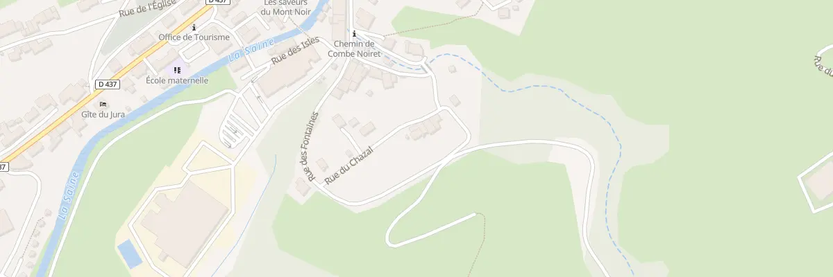 Plan du 10 Rue du Chazal à Foncine-le-Haut