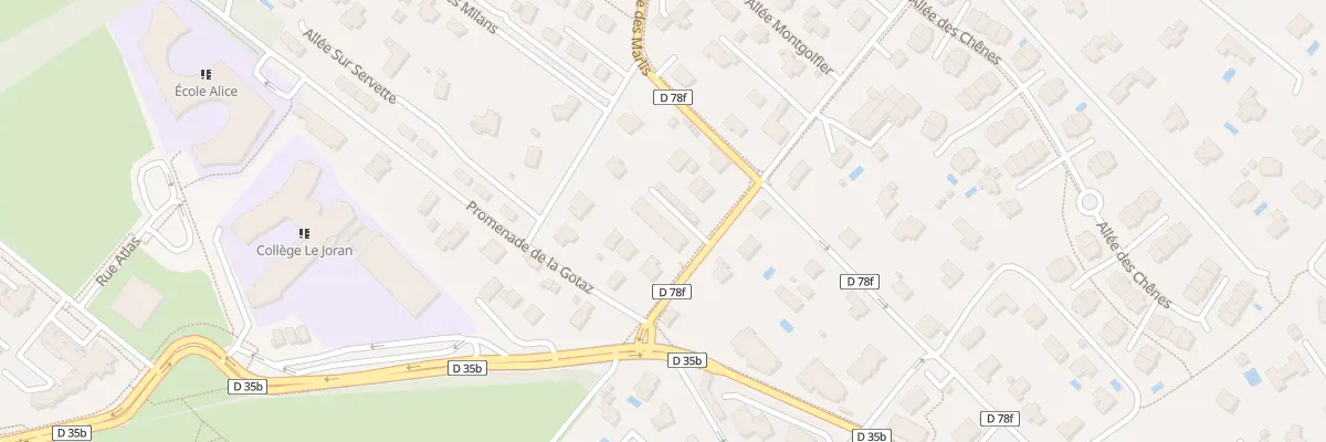 Plan du 81 Rte Bellevue à Prévessin-Moëns