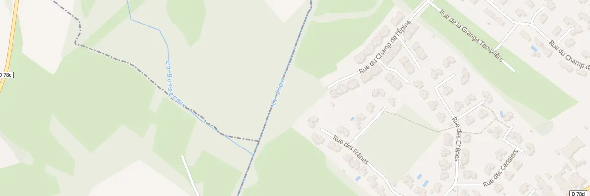 Plan du 199 Rue des Chênes à Ornex