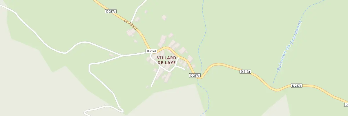 Plan du 5092 Le Villard à Laye