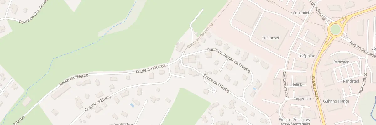 Plan du 115 Rte de l’Herbe à Chavanod