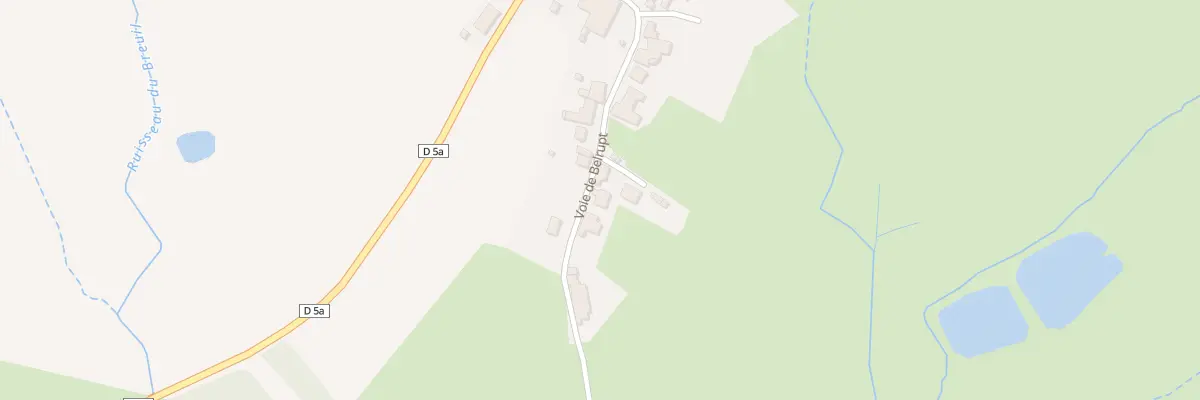 Plan du 23 Voie de Belrupt à Dombasle-devant-Darney