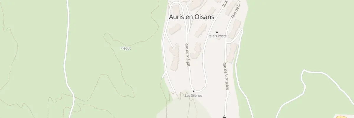 Plan du 7 Rue de Piégut à Auris