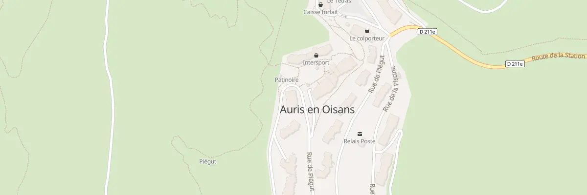 Plan du 3 Rue de Piégut à Auris