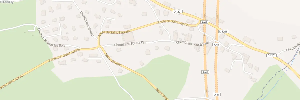 Plan du 197 Che du Four À Pain à Andilly