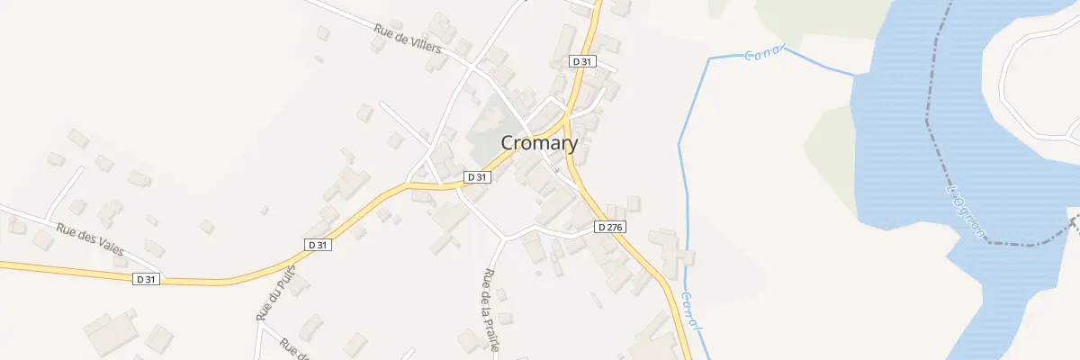 Plan du 2 Rue du Pont à Cromary