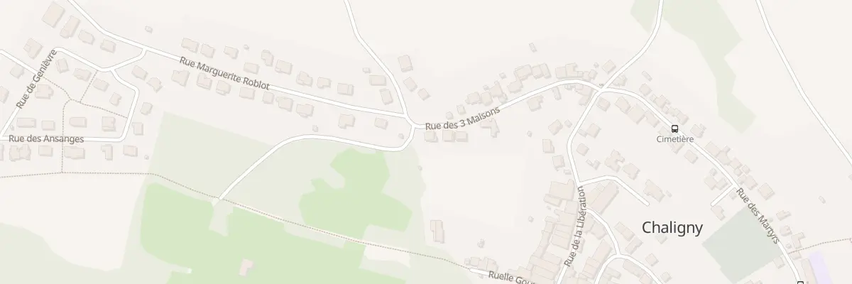 Plan du 17 Rue des Trois Maisons à Chaligny