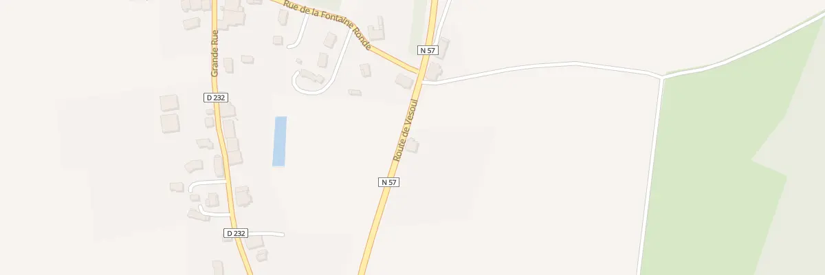 Plan du 2 Rte de Vesoul à La Malachère