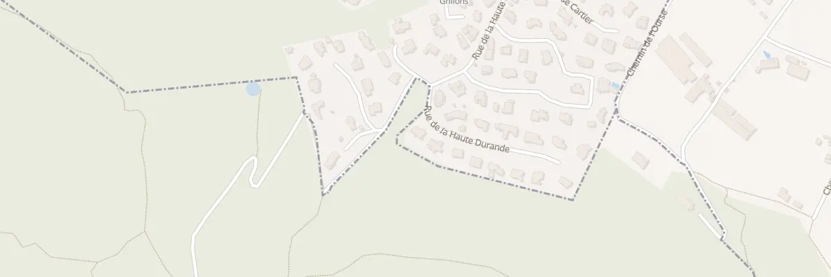 Plan du 446 Rue de la Hte Durande à La Crau