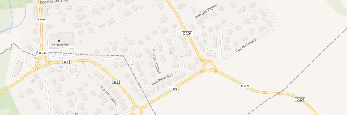 Plan du 6 Rue Plein Sud à Rioz