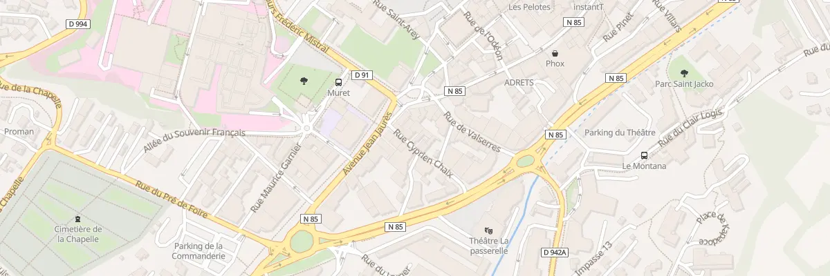 Plan du 3 Rue Cyprien Chaix à Gap