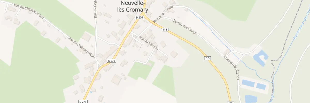 Plan du 6 Rue du Vesinay à Neuvelle-lès-Cromary