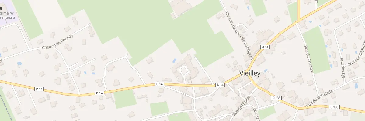 Plan du 13 Rue du Gal Charles de Gaulle à Vieilley