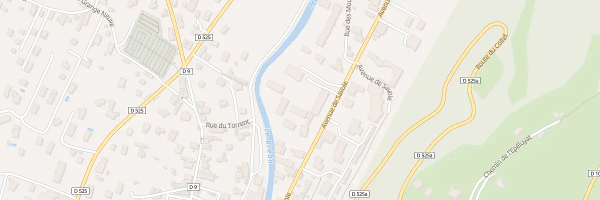 Plan du 33 Av de Savoie à Allevard