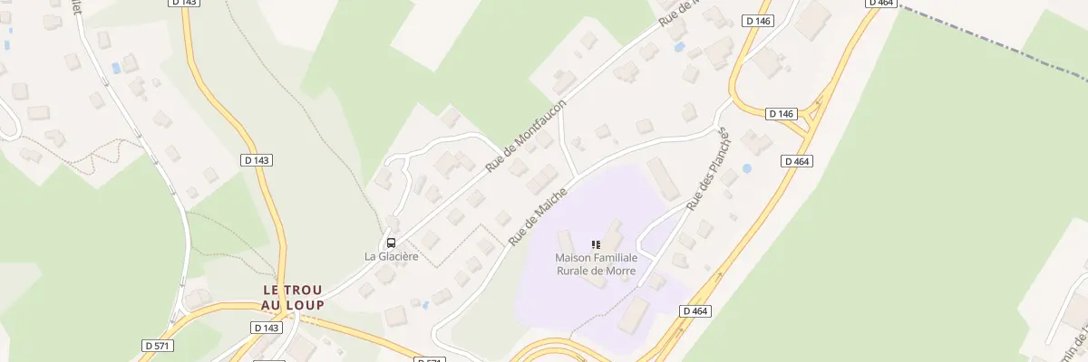 Plan du 11 Rue de Maiche à Morre