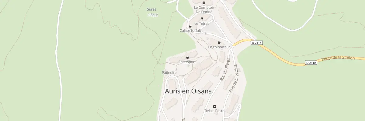 Plan du 5201 Res Les Martagons à Auris