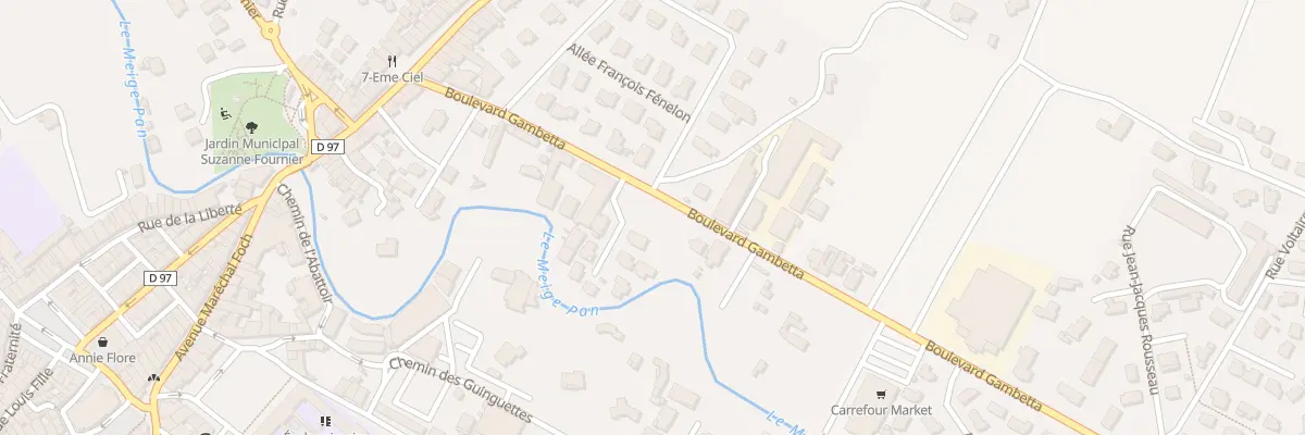 Plan du 224 Bd Gambetta à Cuers
