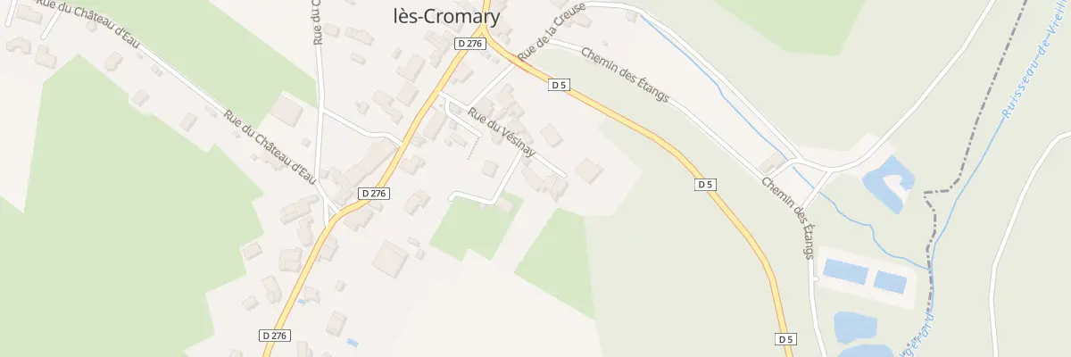 Plan du 8 Rue du Vesinay à Neuvelle-lès-Cromary