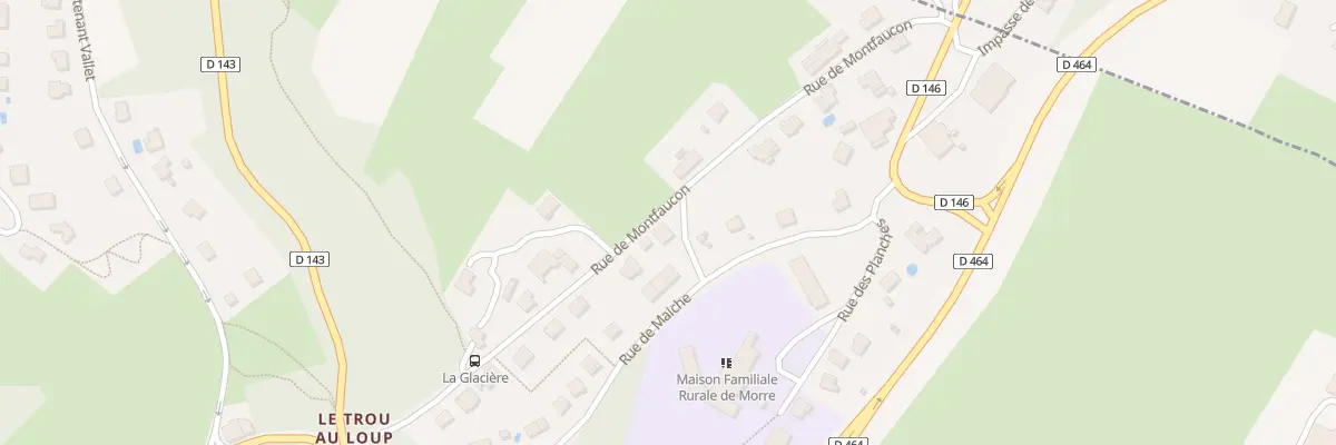 Plan du 14B Rue de Montfaucon à Morre