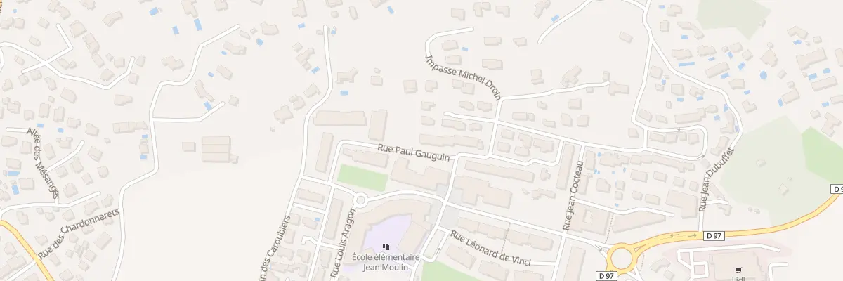 Plan du 153 Rue Paul Gauguin à Cuers