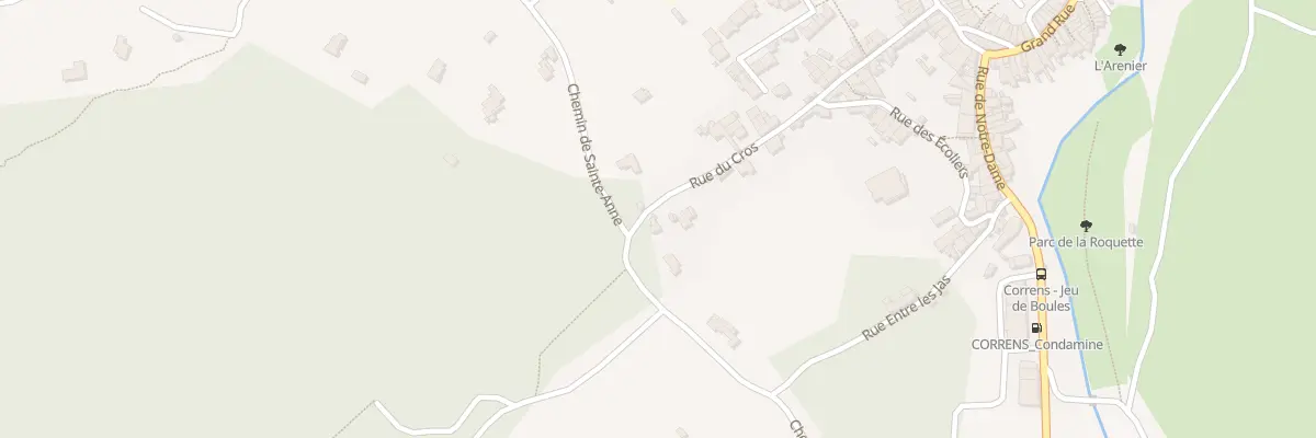 Plan du 5174 Rue du Cros à Correns