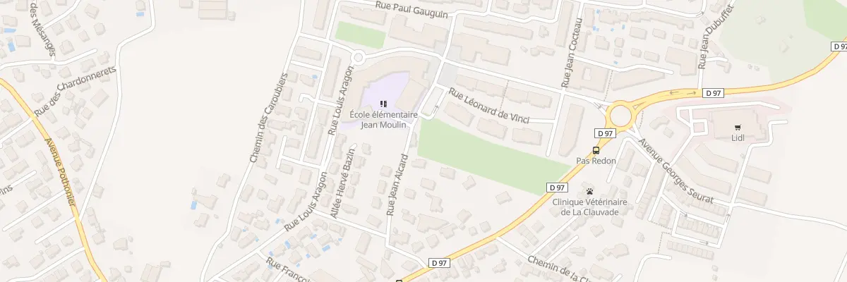 Plan du 9045 Pas Redon à Cuers