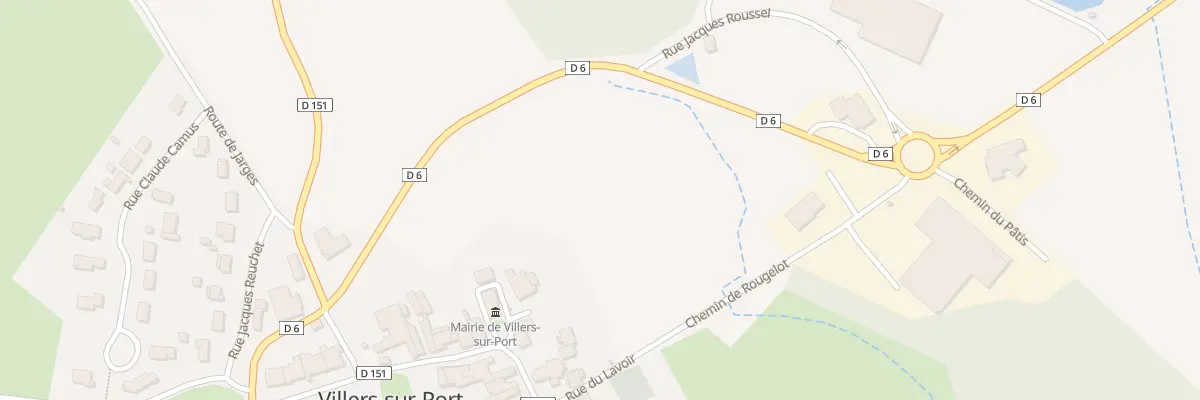 Plan du 6 Pl de la Mairie à Villers-sur-Port