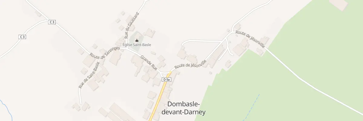 Plan du 1 Rte de Jésonville à Dombasle-devant-Darney