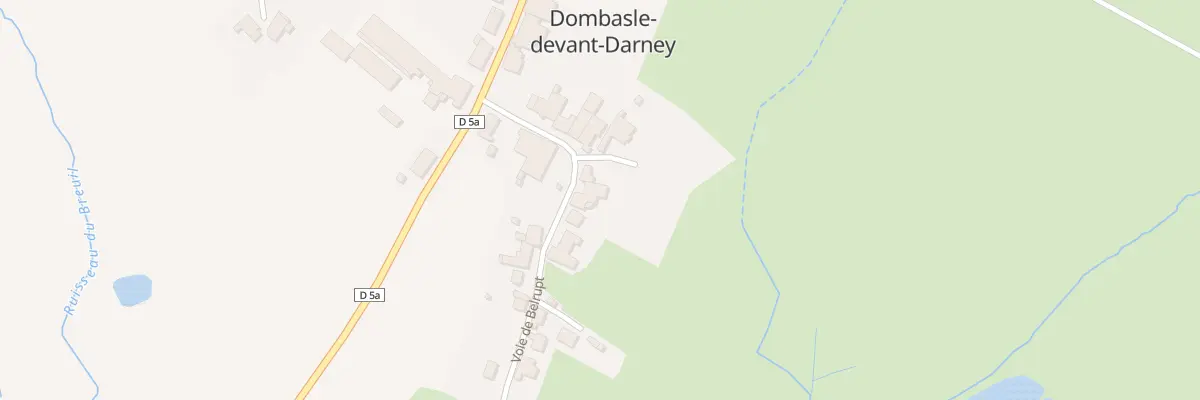 Plan du 13 Voie de Belrupt à Dombasle-devant-Darney