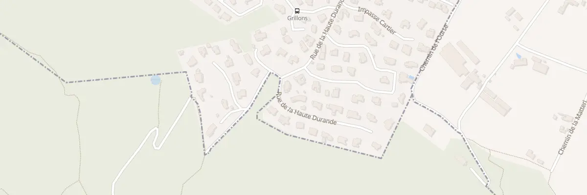 Plan du 475 Rue de la Hte Durande à La Crau
