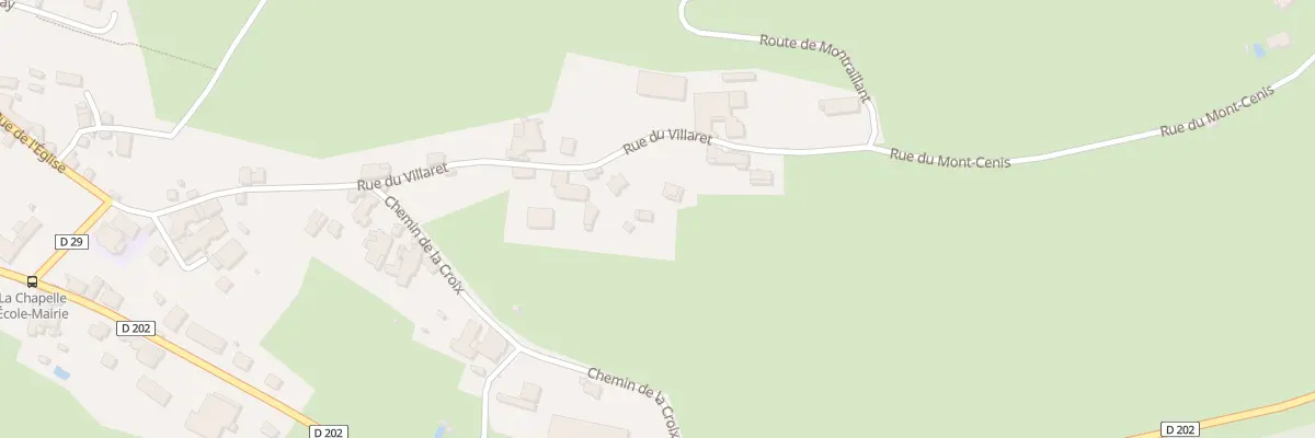 Plan du 400 Rue du Villaret à La Chapelle-Blanche