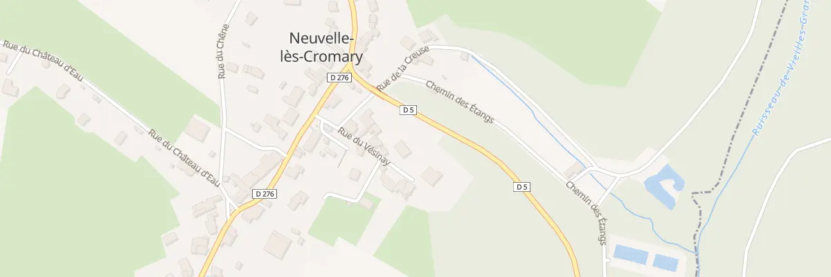 Plan du 7 Rue du Vesinay à Neuvelle-lès-Cromary