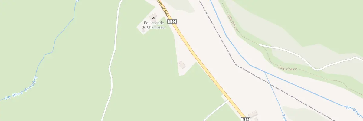 Plan du 28 Rte de Gap à La Fare-en-Champsaur