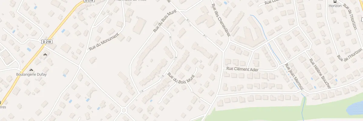 Plan du 82 Rue du Bois Muré à Thise