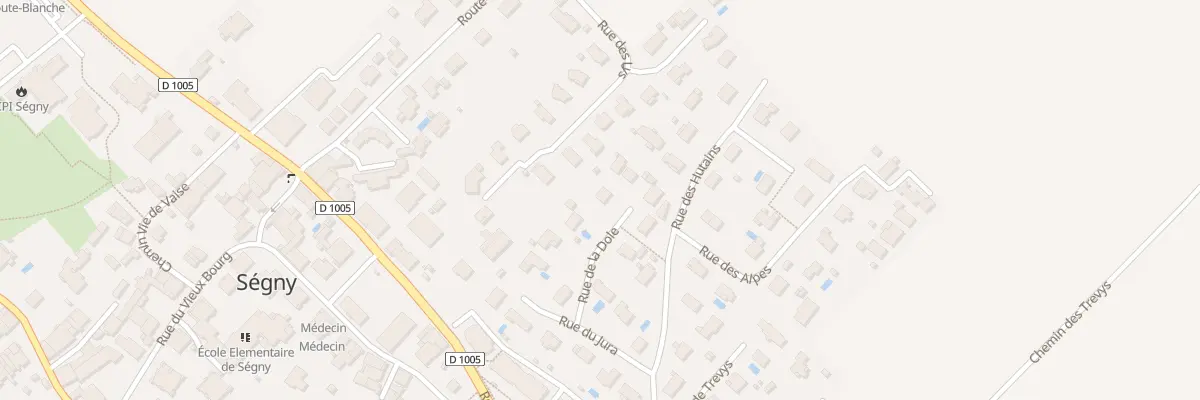 Plan du 95 Rue de la Dole à Ségny