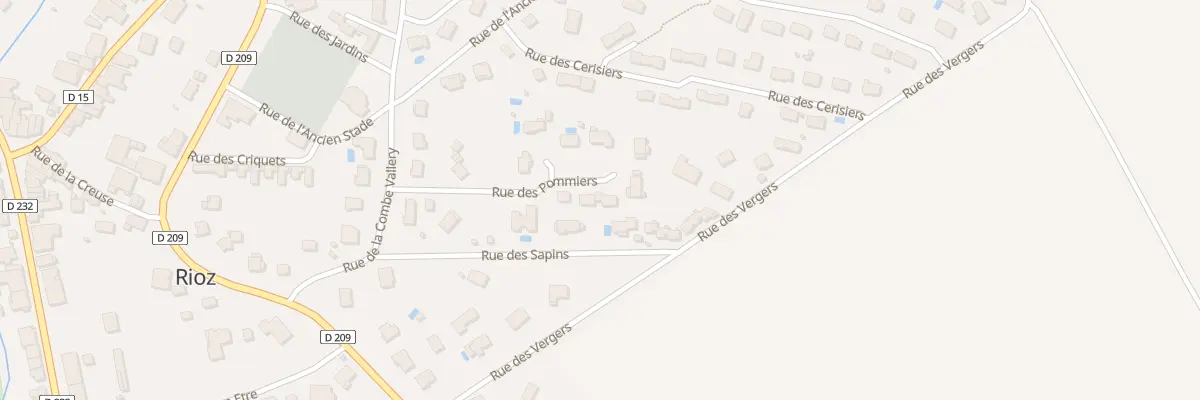 Plan du 10B Rue des Pommiers à Rioz