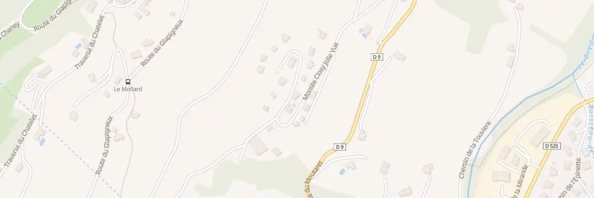 Plan du 14 Mte Closy Jolie Vue à Allevard