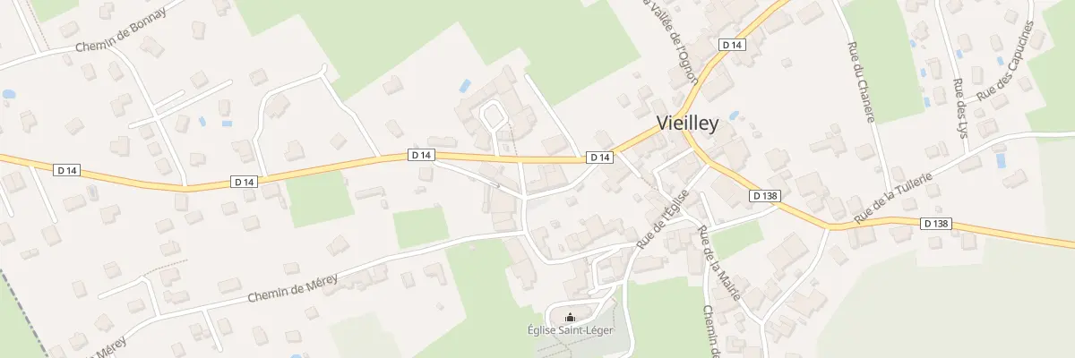 Plan du 28A Rue du Gal Charles de Gaulle à Vieilley
