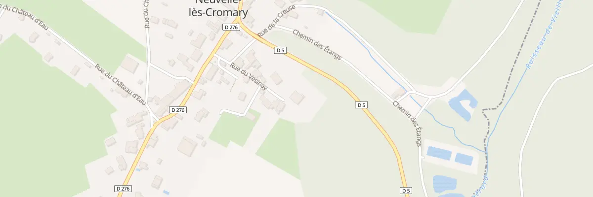 Plan du 9 Rue du Vesinay à Neuvelle-lès-Cromary